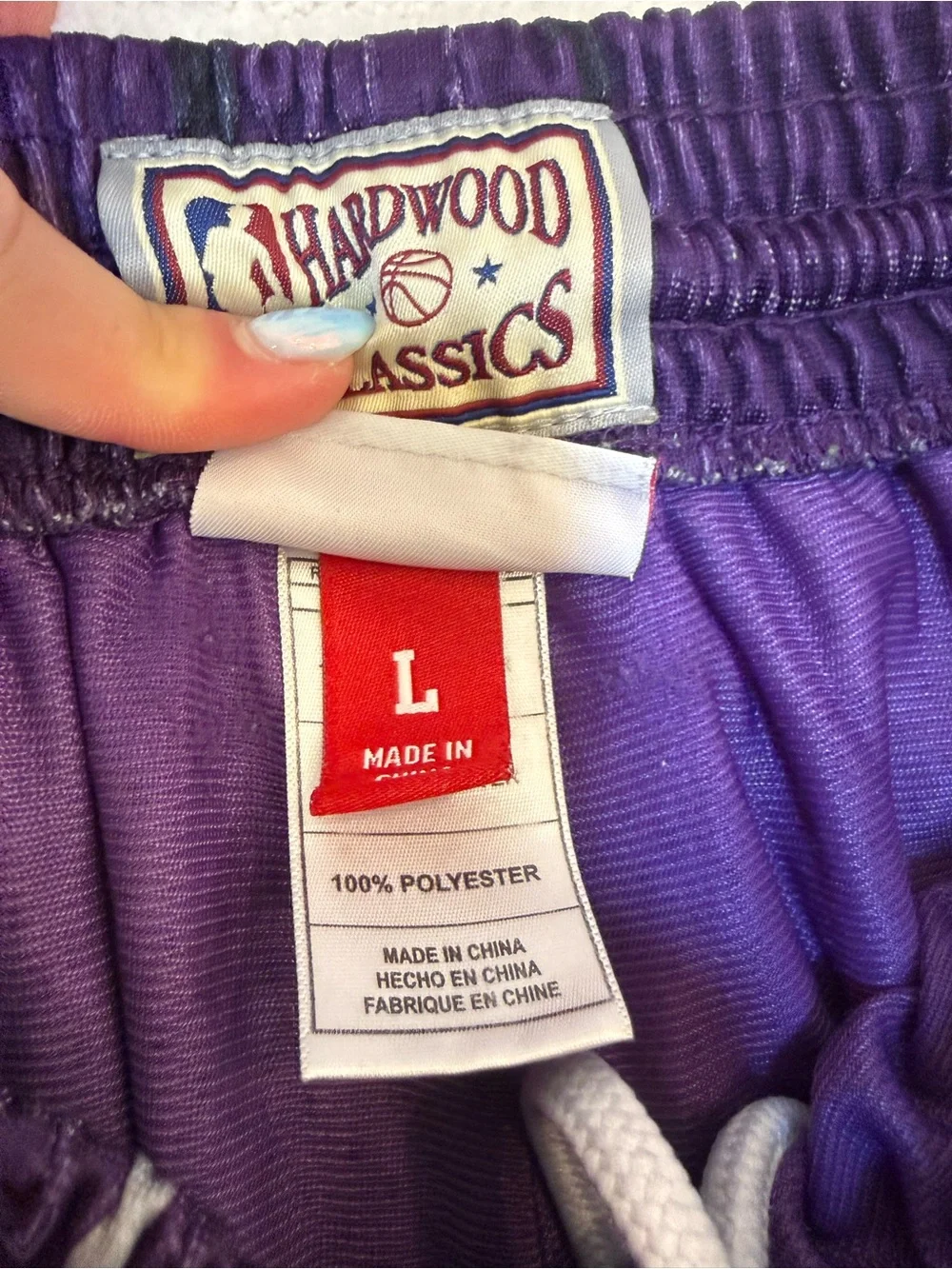 Mitchell & Ness Toronto Raptors 1998 Swingman Shorts Purple Size Large NBA HWC